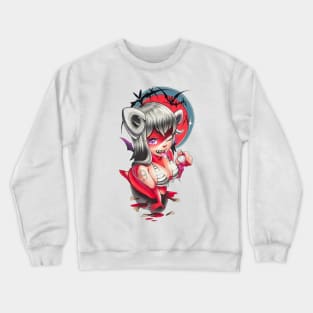 demon girl Crewneck Sweatshirt